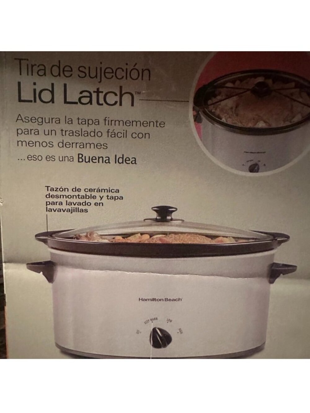 Hamilton Beach slow cooker 6Qt. capacity - Picture 2 of 3